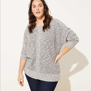 Spacedye poncho sweater